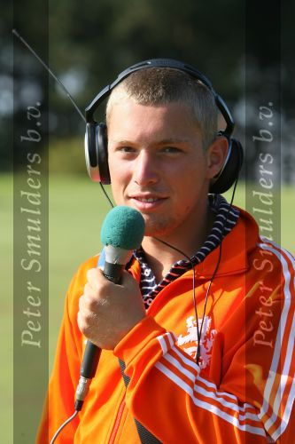 Zandvoort, 13 Augustus 2006
KLM Dutch Open Golf 2006 op de Kennemer golfclub.
Floris de Vries als Radioverslaggever
