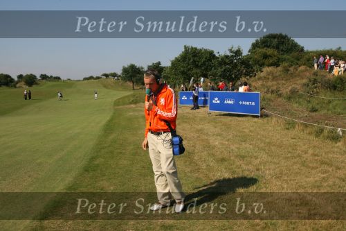 Zandvoort, 13 Augustus 2006
KLM Dutch Open Golf 2006 op de Kennemer golfclub.
Floris de Vries als Radioverslaggever