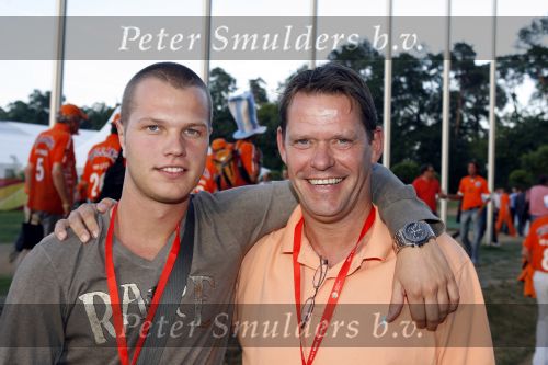 Frankfurt 21 juni 2006
Nederland Argentinie tijdens de WK in duitsland.
Frank Arnesen met zijn zoon Sebastian