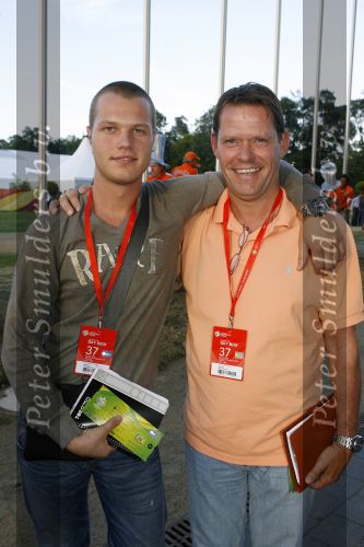Frankfurt 21 juni 2006
Nederland Argentinie tijdens de WK in duitsland.
Frank Arnesen met zijn zoon Sebastian