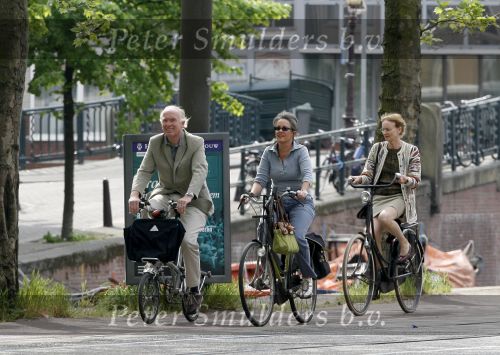 Amsterdam 12 mei 2006
Fred Oster op de fiets met zijn vrouw.
Peter Smulders bv
