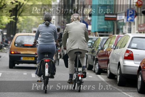 Amsterdam 12 mei 2006
Fred Oster op de fiets met zijn vrouw.
Peter Smulders bv