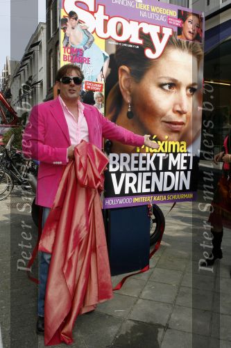 Amsterdam 26 april 2006
Presentatie nieuwe story door gerard Joling op de pc hooftstraat.
Gerard Joling en Petra Bakker Schut
