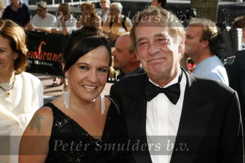 Amsterdam 15 juli 2006
Premiere Rembrandt in Carre.
Xandra Brood met Gert jan Droge