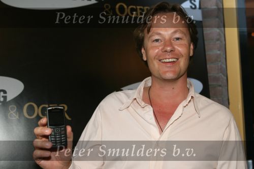 Amsterdam, 12 Juli 2006
Presentatie nieuw GSM Toestel type van Samsung X820 i.s.m. met Oger.  Gijs Staverman