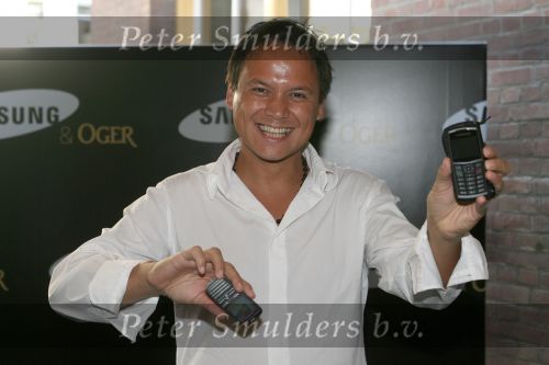 Amsterdam, 12 Juli 2006
Presentatie nieuw GSM Toestel type van Samsung X820 i.s.m. met Oger.  Harold Verwoert