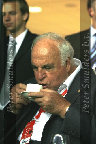 Frankfurt, 21 Juni 2006 3e wedstrijd in de poule tussen Nederland-Argentinie, eindstand 0-0
Helmuth Kohl
© Foto Peter Smulders BV