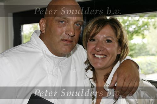 Ouderkerk aan  de Amstel 22 mei 2006
Boek presentatie Herman de Blijker. met sigaar
Herman met vrouw