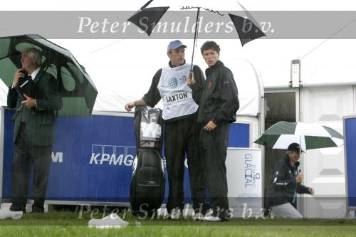 Zandvoort, 10 Augustus 2006
KLM Dutch open golf 2006
Hoofdstarter Ivor Robson met rechts van hem Reinier Saxton