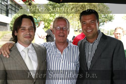 Hilversum 24 juli 2006
Najaarspresentatie Talpa.  
Jack Spijkerman metr jurist Robert v d Broek (l) en ..
