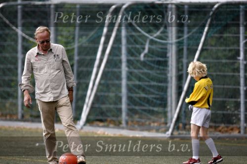 Amsterdam 28 juni 2006
Jack Spijkerman voetballen met zijn zoontje Joska.
Peter Smulders bv