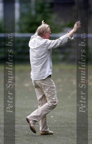 Amsterdam 28 juni 2006
Jack Spijkerman voetballen met zijn zoontje Joska.
Peter Smulders bv