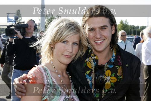 Amsterdam 14 juli 2006
Premiere Cirque du Soleil Alegria.
Jacob Krabbe  met een  vriendin