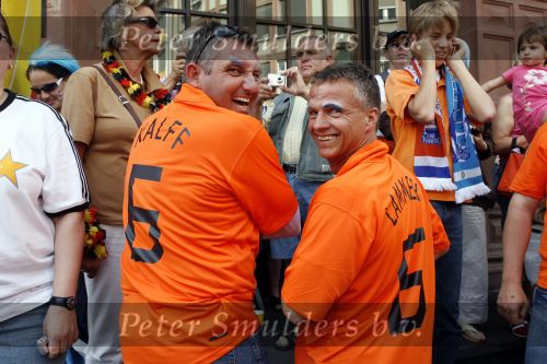 Frankfurt 21 juni 2006
Nederland tegen Argentinie tijdens wk in duitsland.
Allard Kallf en Jan Lammers