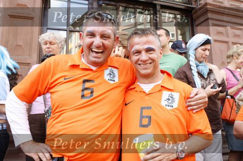 Frankfurt 21 juni 2006
Nederland tegen Argentinie tijdens wk in duitsland.
Allard Kallf en Jan Lammers