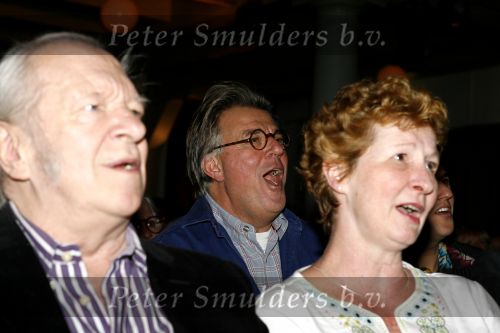 Amsterdam 31 mei 2006
Presentatie cd  box Ramses Shaffy in de rode hoed.
Jeroen Krabbe zingend