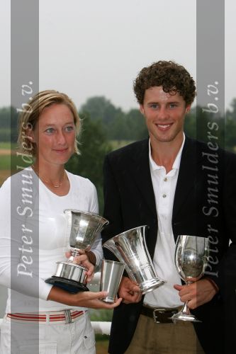 Best, 28 t/m 30 Juli 2006
NK Matchplay 2006 Golf Dames & Heren op BEST GCCRamon 
Kampioene Joanv d Kraats samen met reinier Saxton