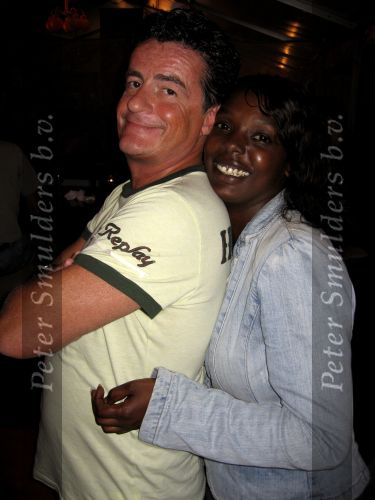 Haarlem 5 augustus 2006
Johnny Kraaykamp jr met zijn vriendin Sophia op Harlem Culinair.
Peter Smulders bv