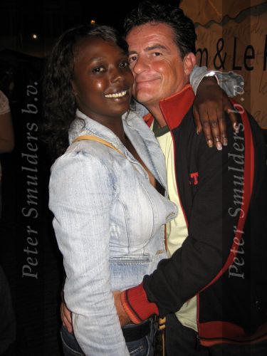 Haarlem 5 augustus 2006
Johnny Kraaykamp jr met zijn vriendin Sophia op Harlem Culinair.
Peter Smulders bv