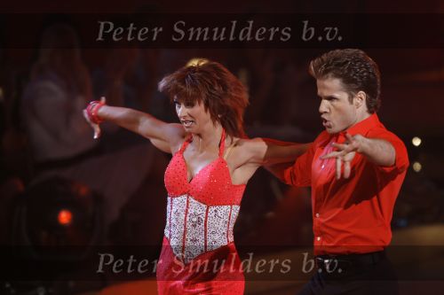 Hilversum 13 mei 2006
Finale dancing with the stars.
Julie Frey met danspartner
Peter Smulders bv