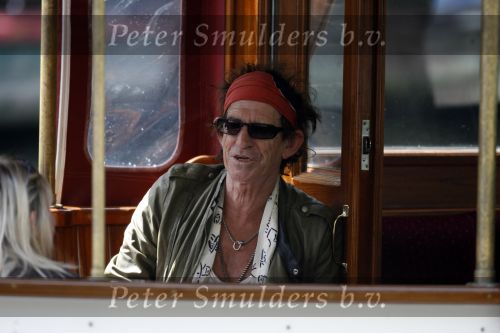 Amsterdam 1 augustus 2006
Keith Richards aan het varen op een boot door de amsterdamse grachten.
Peter Smulders bv