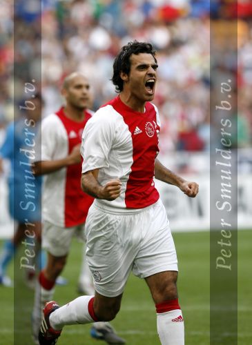 Amsterdam 13 augustus 2006
AJAX-PSV 3-1 om de Johan Cruyffschaal in de arena.
Kenneth Perez blij na de 2-1
Peter Smulders bv