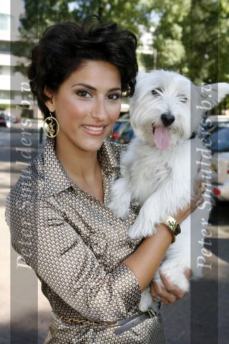 Amsterdam 16 juli 2006
OPening honden spa in het hilton hotel
Kristina Bozilovic met hond