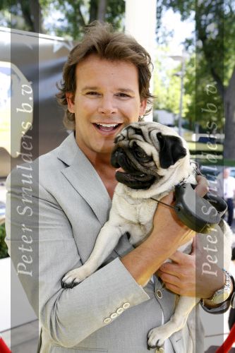 Amsterdam 16 juli 2006
OPening honden spa in het hilton hotel
Leco v Zadelhoff met zijn  hond