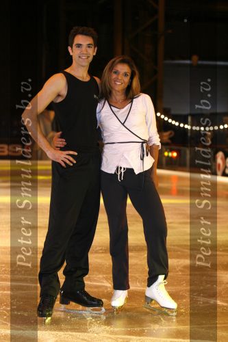 Utrecht 14 augustus 2006
Perspresentatie skating with the stars van sbs6.
Leontien v Moorsel