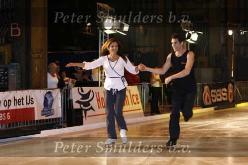 Utrecht 14 augustus 2006
Perspresentatie skating with the stars van sbs6.
Leontien v Moorsel