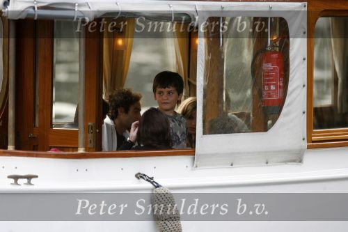 Amsterdam 1 augustus 2006
Mick Jagger gaat varen met zijn kinderen en vrienden . zoonLucas