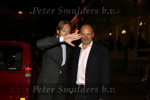 Amsterdam 31 juli 2006
Jort Kelder en Maarten v d Biggelaar  vertrekken bij het amstel hotel.
