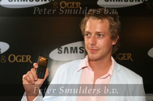 Amsterdam, 12 Juli 2006
Presentatie nieuw GSM Toestel type van Samsung X820 i.s.m. met Oger.  Marc v Eeuwen