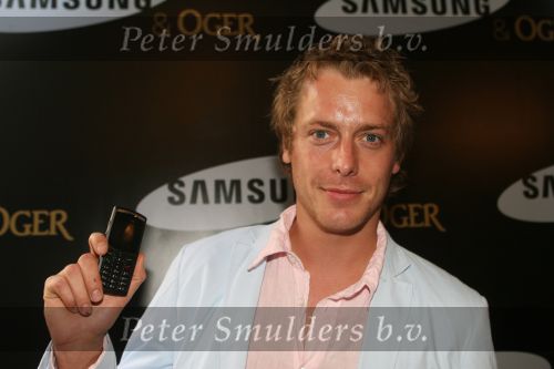 Amsterdam, 12 Juli 2006
Presentatie nieuw GSM Toestel type van Samsung X820 i.s.m. met Oger.  Marc v Eeuwen