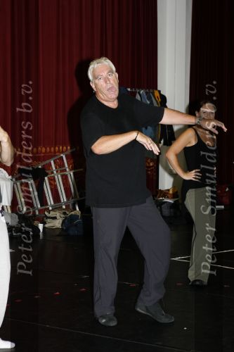 Amsterdam 21 augustus 2006
Marco Bakker traint voor musical cats