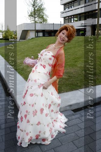 Hilversum 14 mei 2006
Coiffure awards in studio 21.
Marijke Helwegen met man