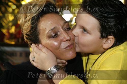 Aalsmeer 18 augustus 2006
Marita v Rossum. Zij zegt dat haar zoon Bowie de zoon van Ron Brandsteder is