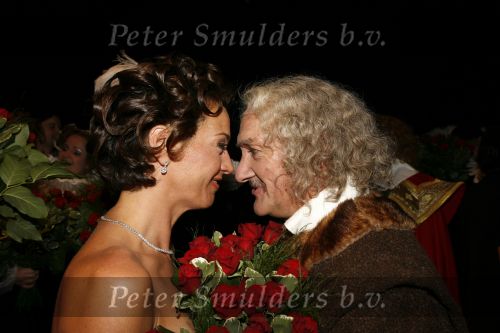 Amsterdam 15 juli 2006
Premiere Rembrandt in Carre.
Henk Poort met zijn vrouw Marjolein Keuning