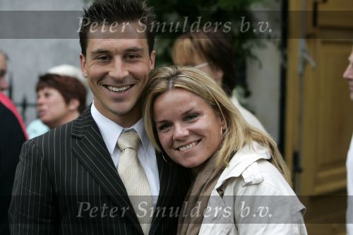 Amsterdam 20 mei 2006
Edwin v d Sar en zijn vrouw Annemarie trouwen in Amsterdam.
Martijn Reuser met vrouw
Peter Smulders bv