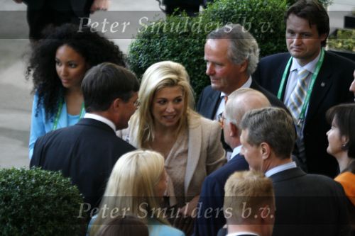 Frankfurt 21 juni 2006
Nederland tegen argentinie op de wk voetbal 2006 in duitsland.
Prinses Maxima en Jan peter Balkenende