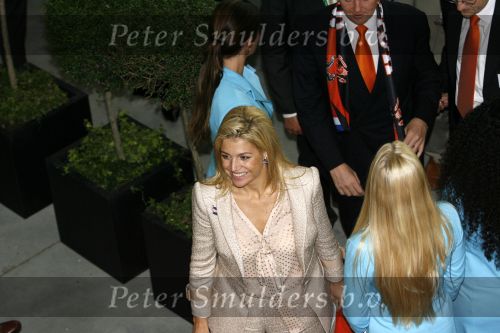 Frankfurt 21 juni 2006
Nederland tegen argentinie op de wk voetbal 2006 in duitsland.
Prinses Maxima en Prins Willem Alexander