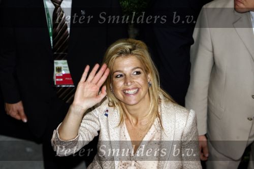 Frankfurt 21 juni 2006
Nederland tegen argentinie op de wk voetbal 2006 in duitsland.
Prinses Maxima en Prins Willem Alexander