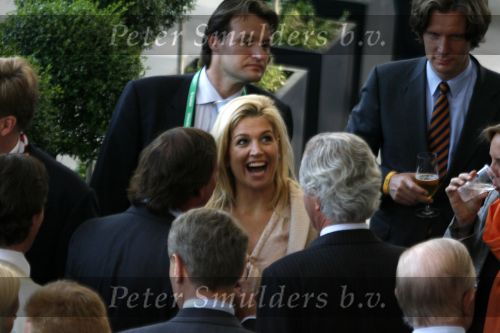 Frankfurt 21 juni 2006
Nederland tegen argentinie op de wk voetbal 2006 in duitsland.
Prinses Maxima enTheo Dietz