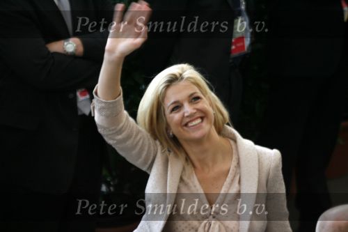 Frankfurt 21 juni 2006
Nederland tegen argentinie op de wk voetbal 2006 in duitsland.
Prinses Maxima en Prins Willem Alexander