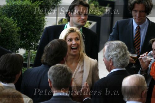Frankfurt 21 juni 2006
Nederland tegen argentinie op de wk voetbal 2006 in duitsland.
Prinses Maxima enTheo Dietz