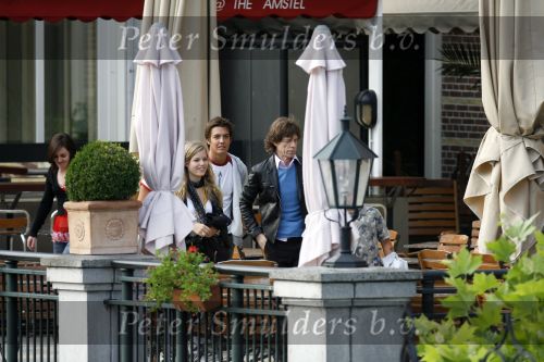 Amsterdam 1 augustus 2006
Mick Jagger gaat varen met zijn kinderen en vrienden .