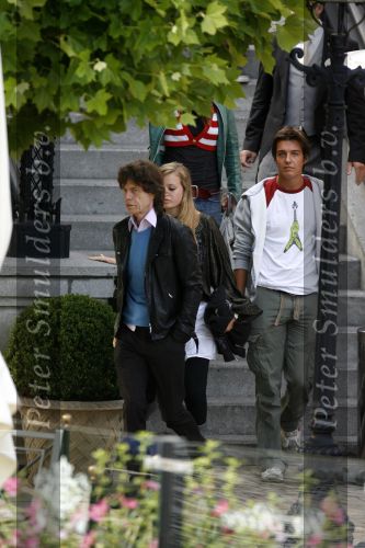 Amsterdam 1 augustus 2006
Mick Jagger gaat varen met zijn kinderen en vrienden .