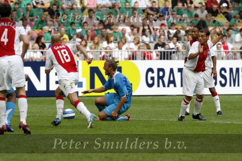 Amsterdam 13 augustus 2006
AJAX-PSV 3-1 om de Johan Cruyffschaal in de arena.
Mika Vayrynen
Peter Smulders bv