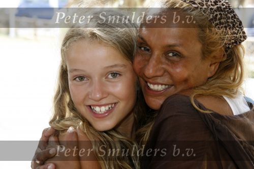 Ibiza 27 juli 2006
Patty Brard  en dochter Wim Kieft  op Ibiza.