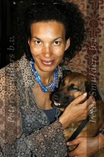 Amsterdam 16 juli 2006
OPening honden spa in het hilton hotel
Paula Udondek met zoontje en hond